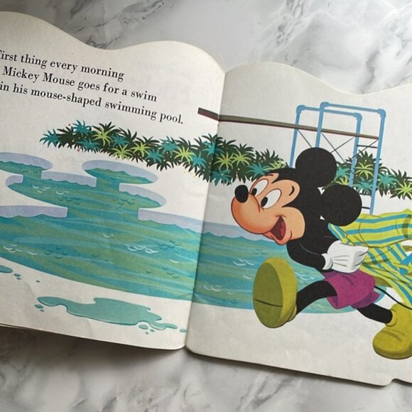 Vintage Mickey Moe book - A Golden Book Shape Book SOFTCOVER - Picture 3 of 7